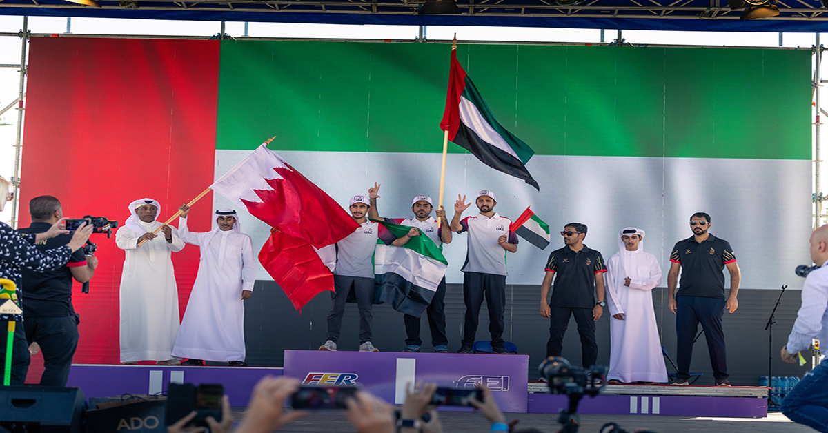 الإمارات تتوّج بلقب بطولة العالم للقدرة في رومانيا