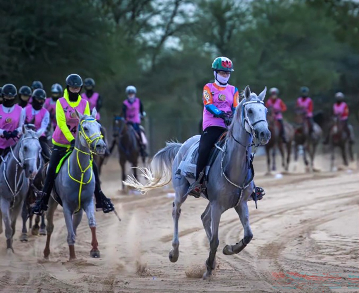 سارة محمد بطلة كأس ولي عهد دبي للقدرة للسيدات 2026